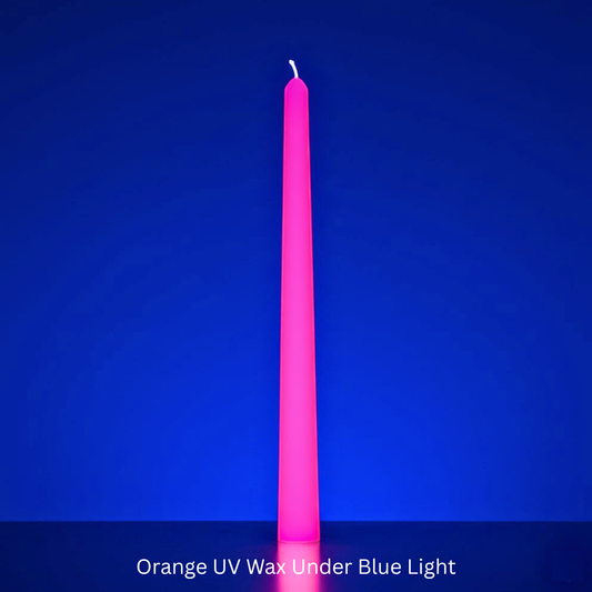 UV Wax Play Tapered Candle