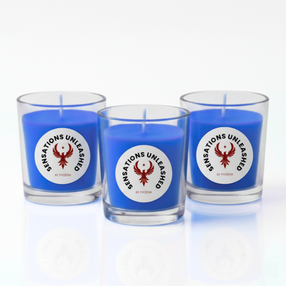 Non UV Wax Play Shot Glasses - Set of 3 (Single Colour)