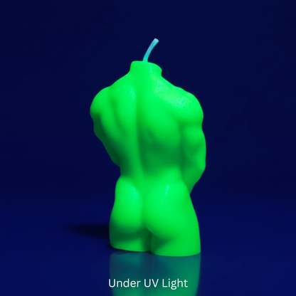 UV Wax Play Body Candle - Male