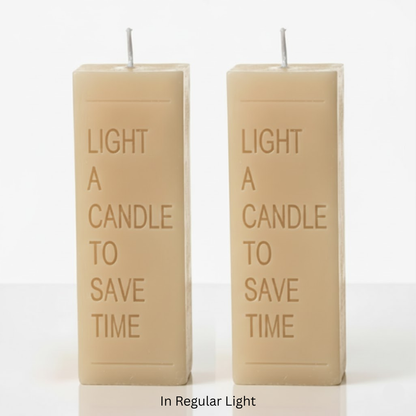 Glow In the Dark Small Light a Candle For Wax Play - Set of 2