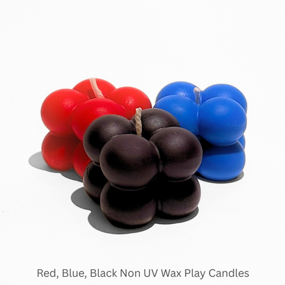 Sensations Unleashed BDSM Non UV Wax Play Bubble Candles In India- Set of 3 