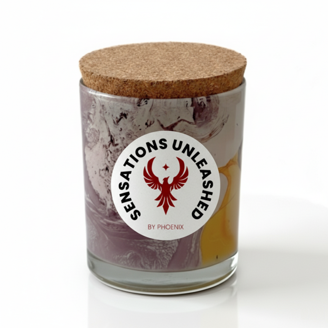Sensations Unleashed BDSM UV Wax Play Glass Jar Candle In India