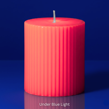 UV Wax Play Pillar Candle