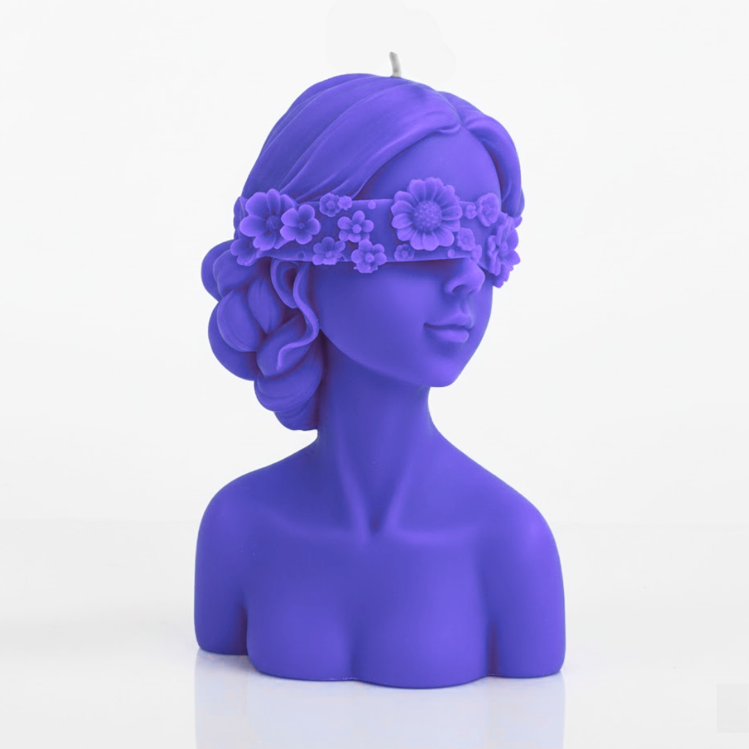 Non UV Wax Play Blindfold Body Candle - Female