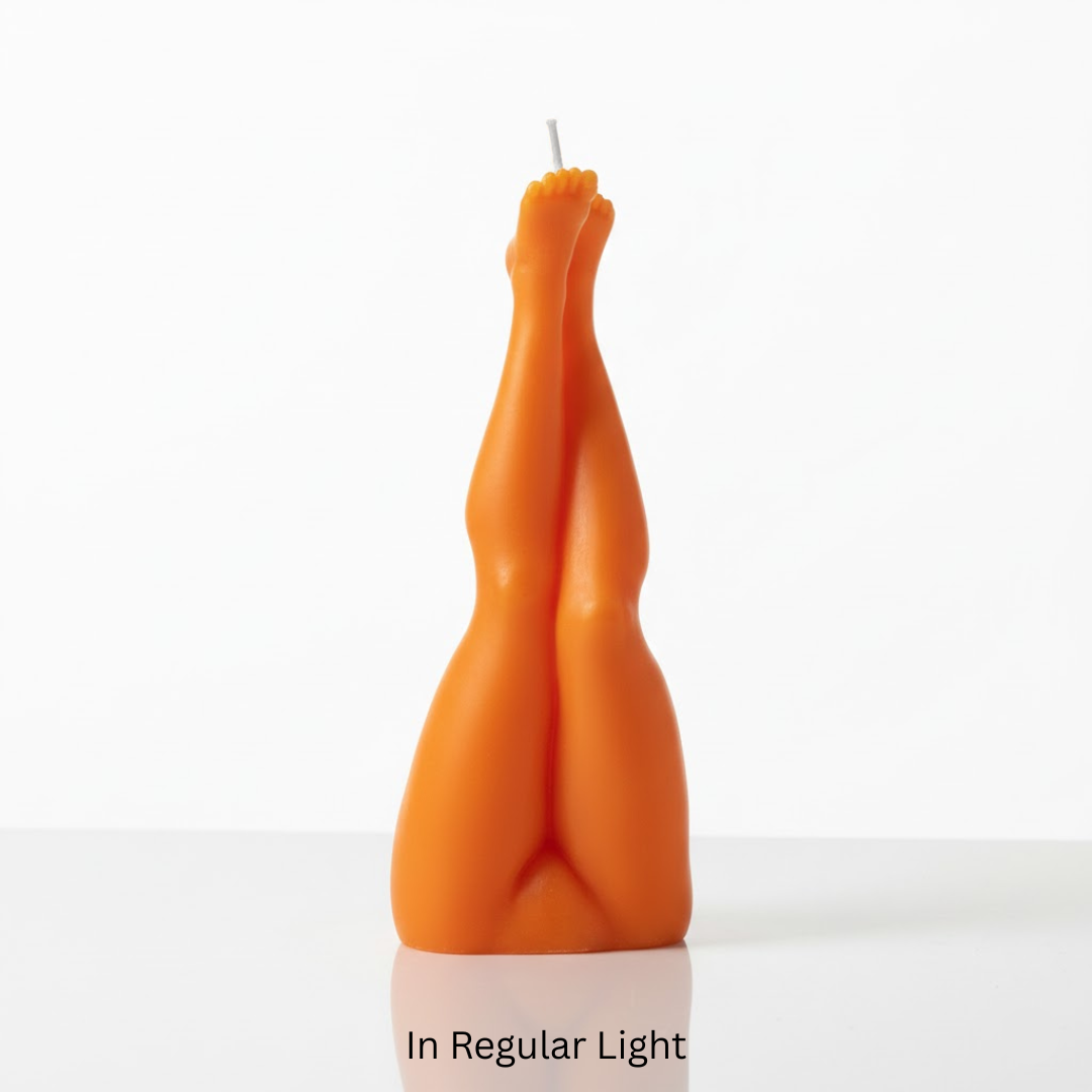 UV Wax Play Female Legs Candle