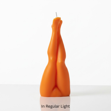 UV Wax Play Female Legs Candle