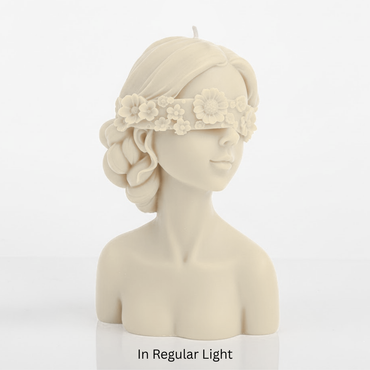 Glow in the Dark Wax Play Blindfold Body Candle - Female
